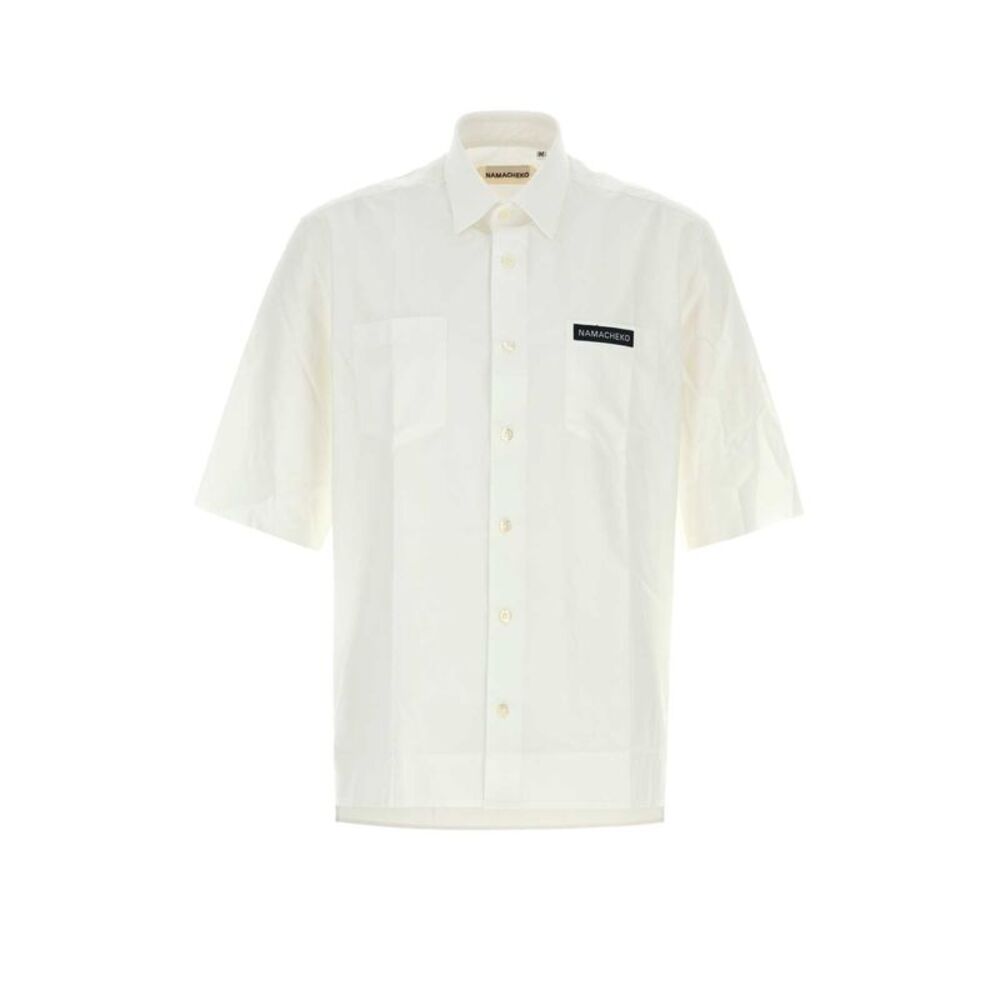 Namacheko Men White Poplin Guardia Shirt